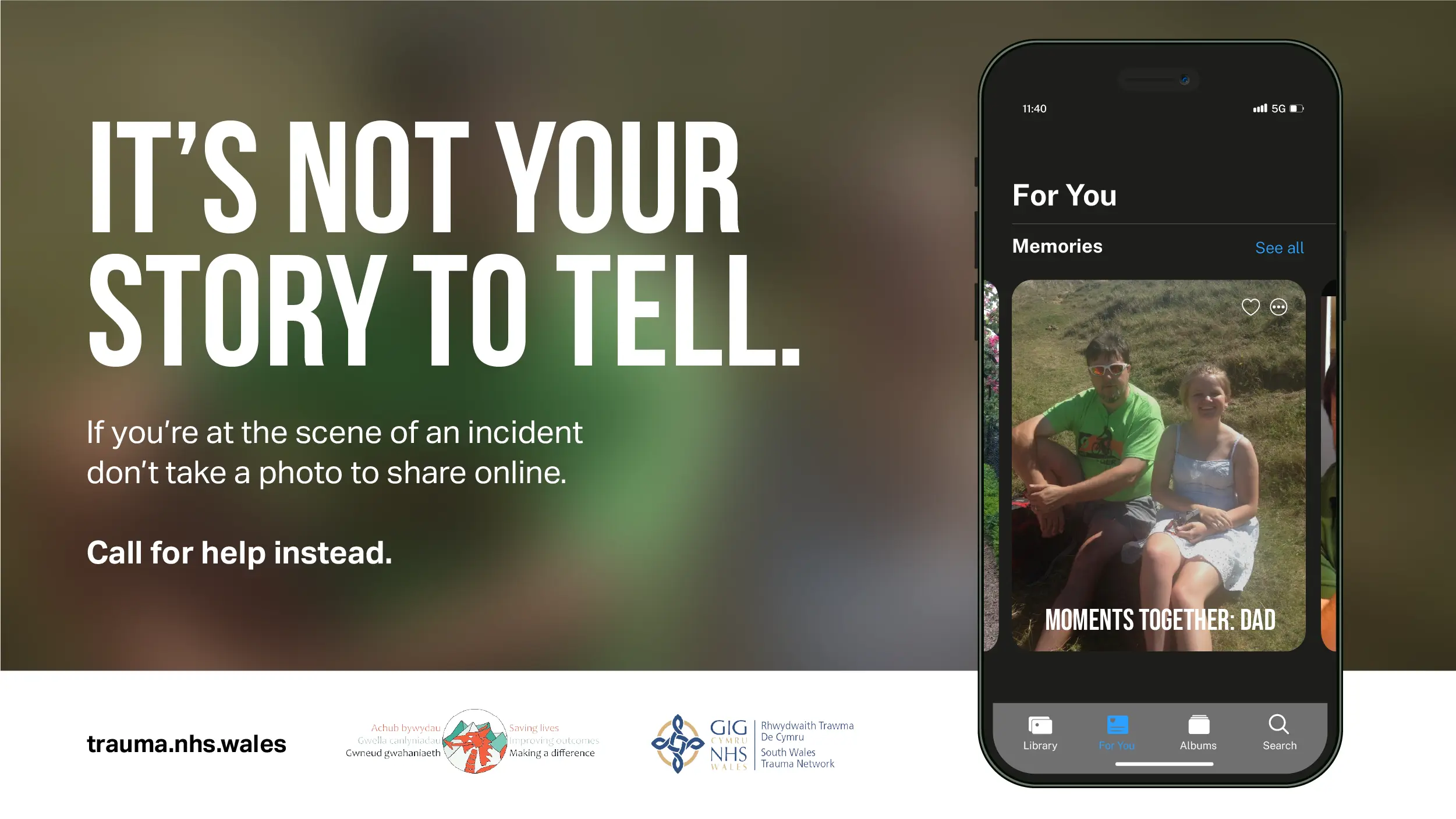 South Wales Trauma Network SOCIAL POSTS Facebook ENGLISH
