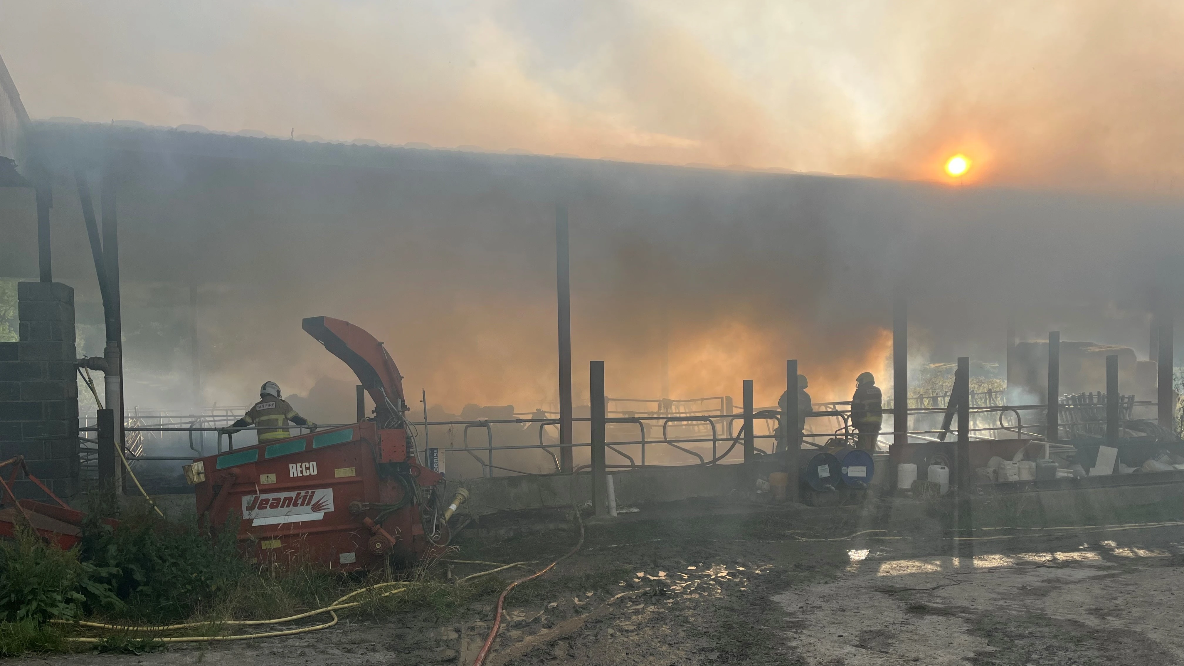 Oswestry Barn Fire 01 Crop