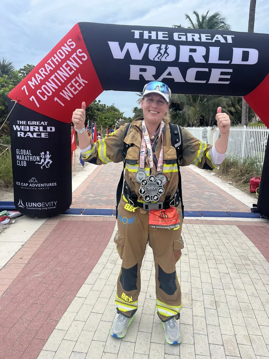 Gc8bemwxkaarxk3 Firefighter Rebecca Openshaw-Rowe, The Great World Race