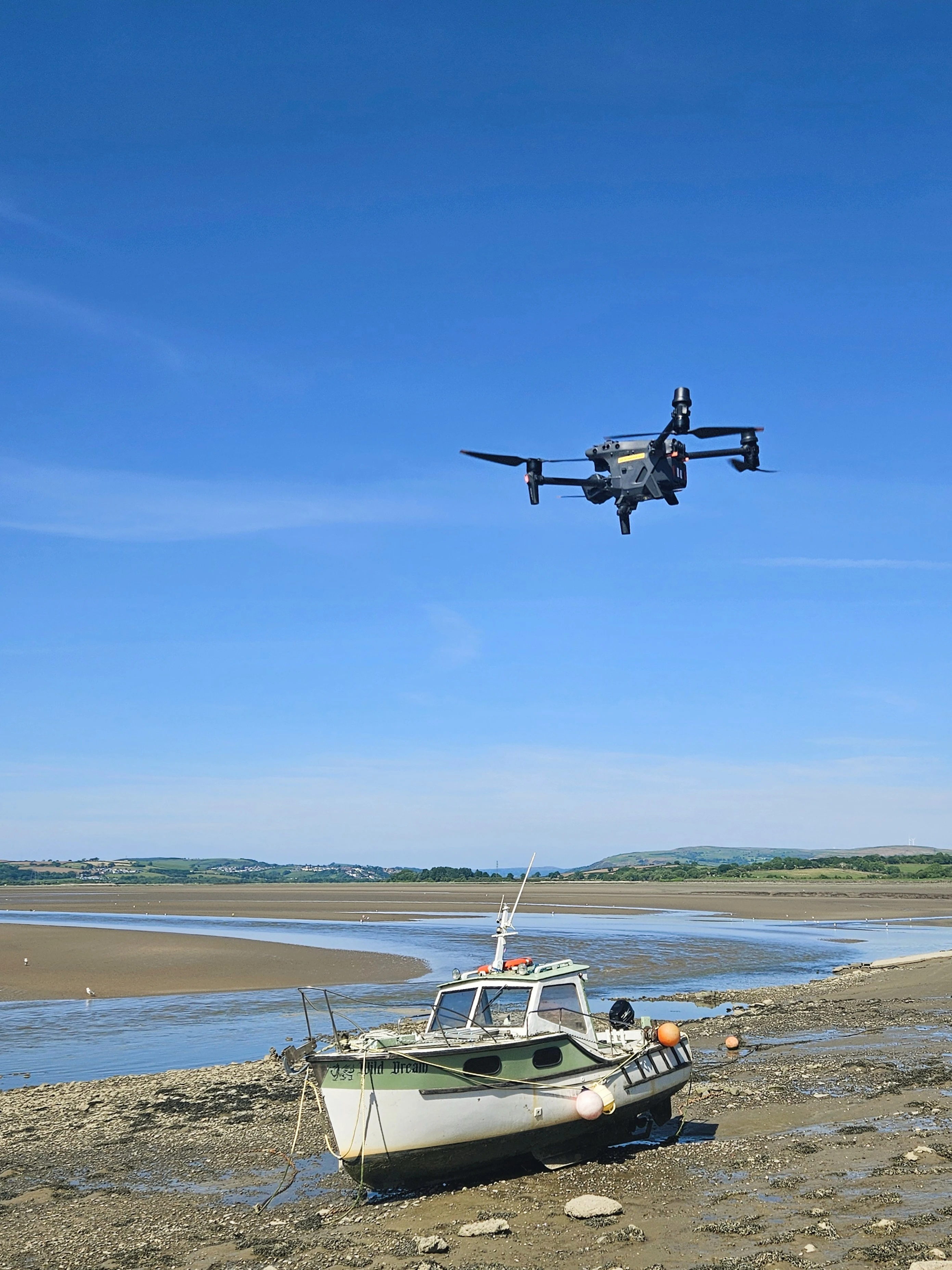 Loughor Estuary Drone